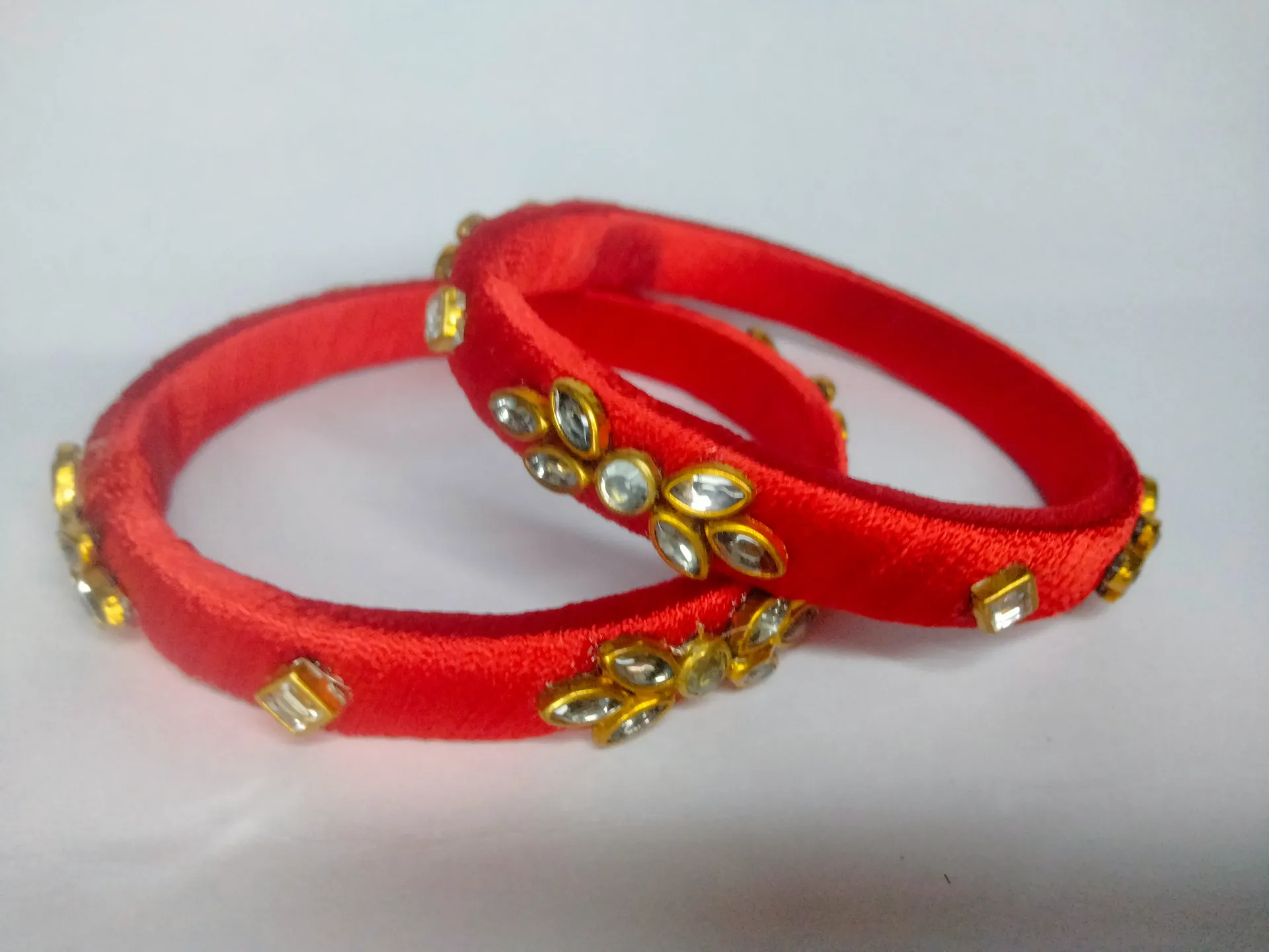 PRISHAN Ruby Stone Bangles
