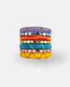 Rainbow Mirror Handmade Thread Bangles – PRISHAN