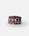 Amethyst Mirror Handmade Thread Bangles – PRISHAN