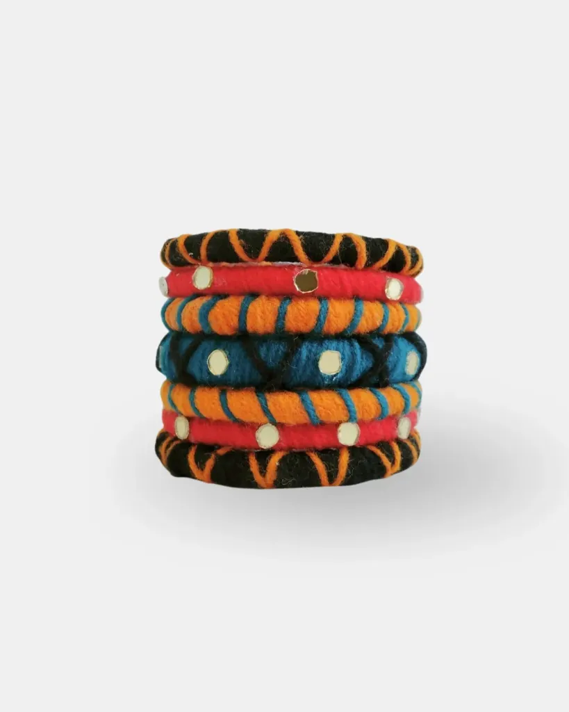 Bold Fusion Handmade Thread Bangles – PRISHAN (2.4)